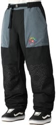 686 Keith Haring Ghost Pants - (keith haring) denim colorblock