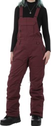 686 Women's Black Magic Bib Insulated Pants - sassafras geo jacquard