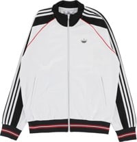 Adidas Tyshawn Track Jacket - white/shadow red/preloved red