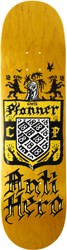 Anti-Hero Pfanner Coat Of Arms 8.4 Skateboard Deck - yellow