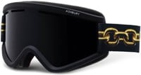 Ashbury Blackbird Goggles + Bonus Lens - link/dark smoke lens + yellow lens