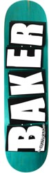 Baker Brand Logo Veneer 8.25 Skateboard Deck - teal