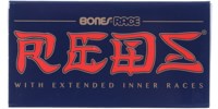 Bones Bearings Race Reds Skateboard Bearings - black