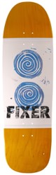 Fixer Spirals 9.8 Skateboard Deck - yellow