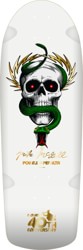 Powell Peralta McGill Skull & Snake 10.0 McTwist 40th Anniversary Skateboard Deck - gold foil/white