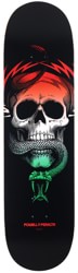 Powell Peralta McGill Skull & Snake 8.5 244 Shape Skateboard Deck - green fade