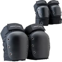 ProTec Street Knee & Elbow Open Back Skate Pad Set - black