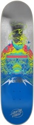 Santa Cruz Wooten Cyber 8.5 VX Skateboard Deck - blue