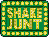 Shake Junt Box Logo Sticker - green/yellow