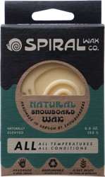 Spiral Wax Co All Temp Natural Snowboard Wax - natural