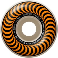 Spitfire Formula Four Classic Skateboard Wheels - white/orange classic swirl (99d)