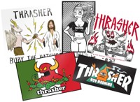 Thrasher Toy Machine Sticker Pack (5-Count)