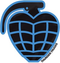 Thunder Grenade Diecut MD Sticker - black/blue