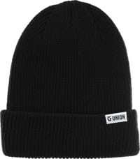 Union Low Cuff Beanie - black