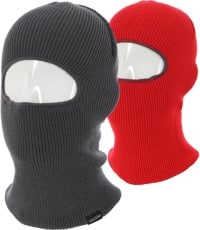 Volcom Two Faced Balaclava - charcoal/crimson